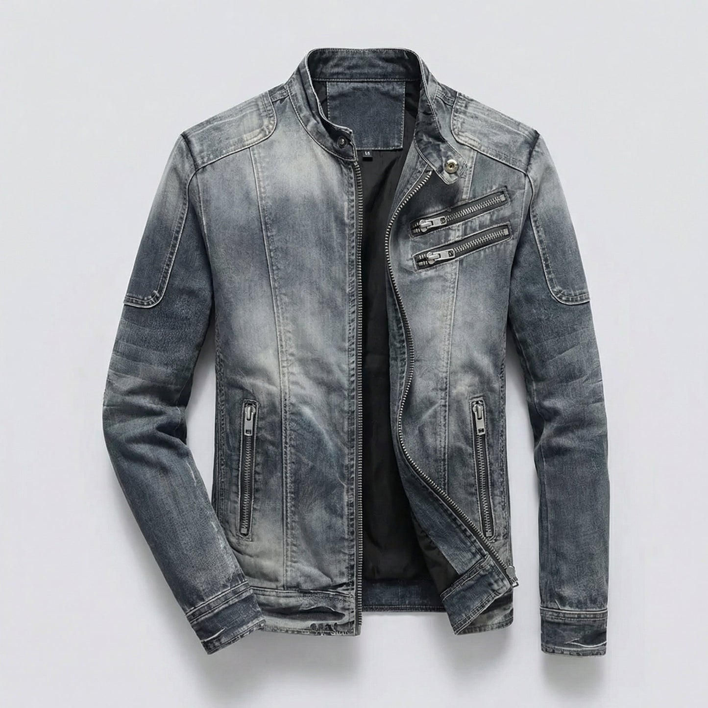 Classic everyday casual denim jacket for men | Alessio -1