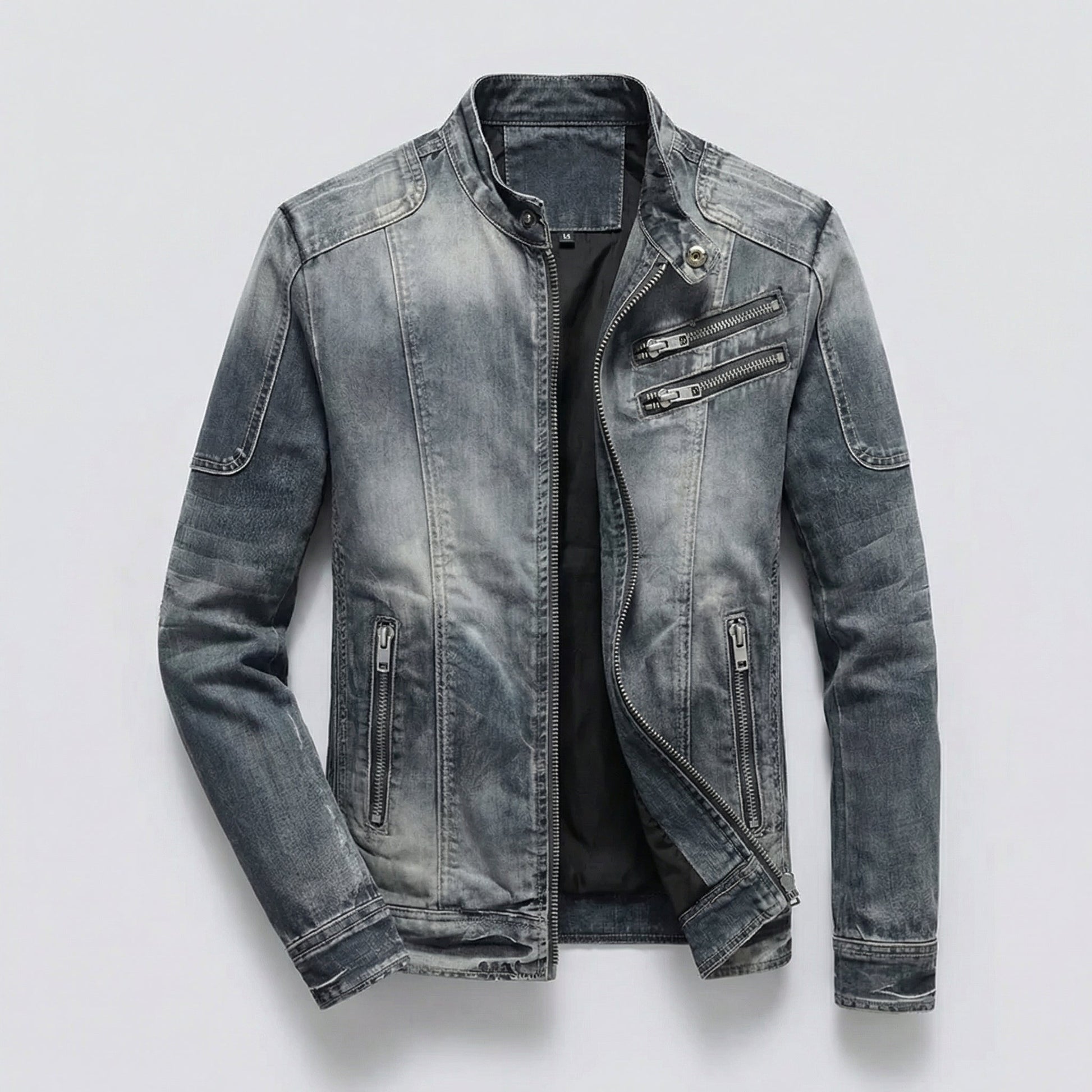 Classic everyday casual denim jacket for men | Alessio -1