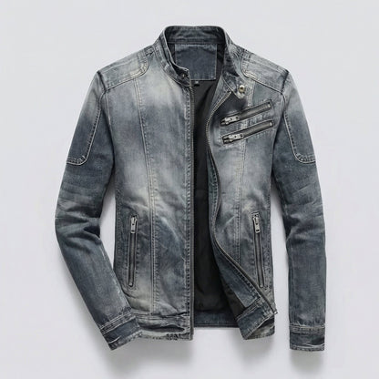 Classic everyday casual denim jacket for men | Alessio -1