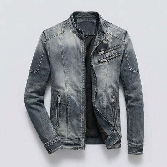 Classic everyday casual denim jacket for men | Alessio -1