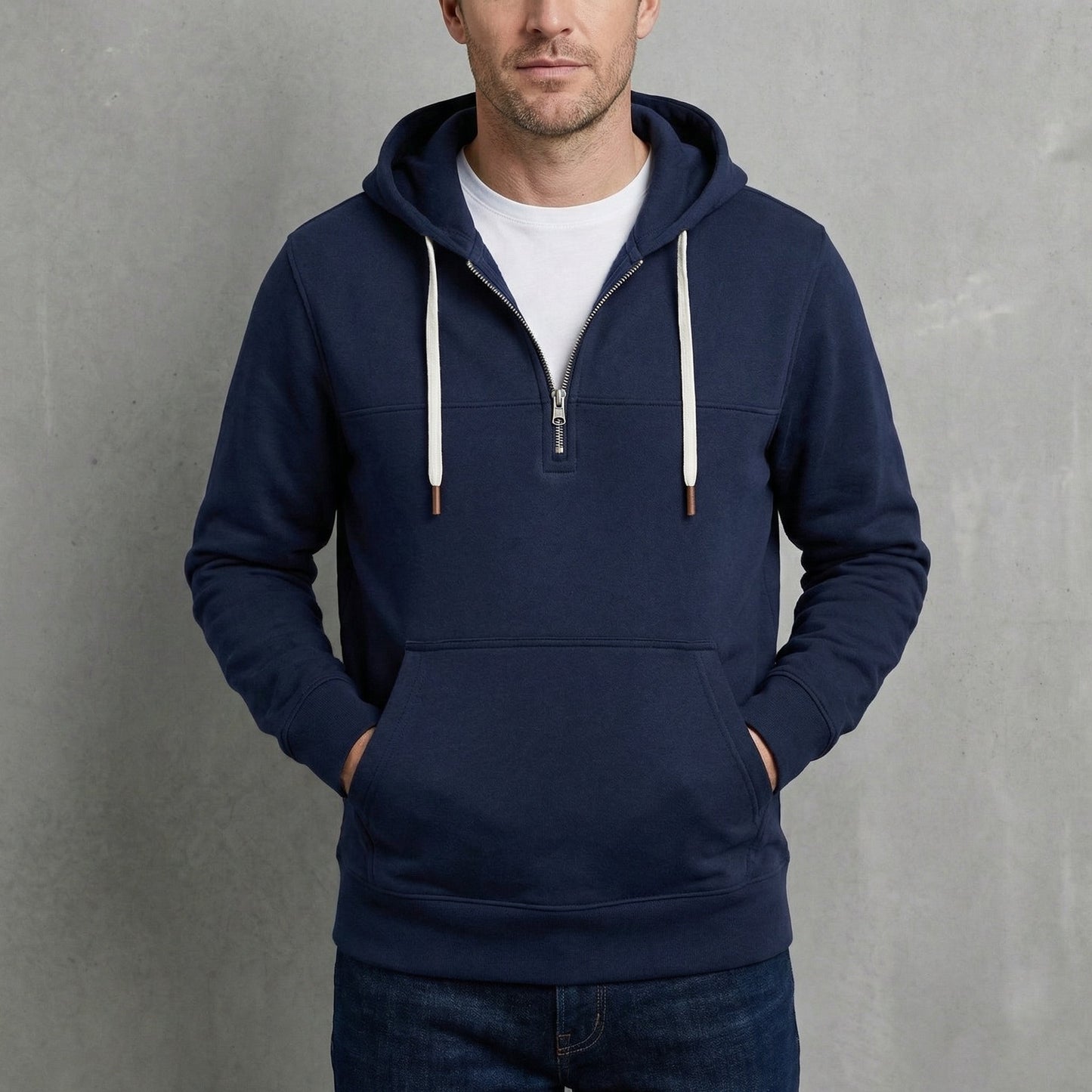 Cosy everyday relaxed hoodie for men | Ravelle -1