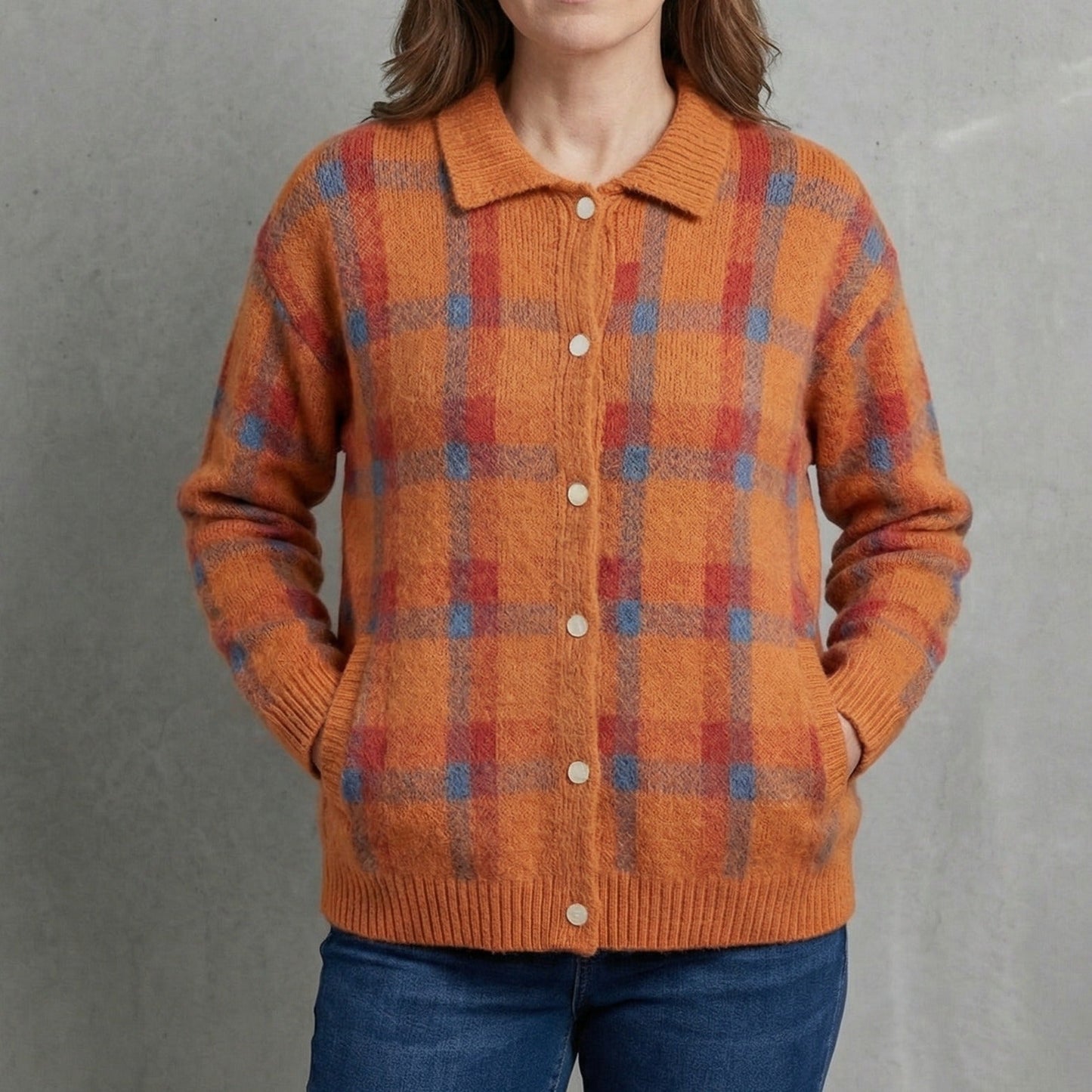 Cosy relaxed ribbed jumper for women | Vivienne -1