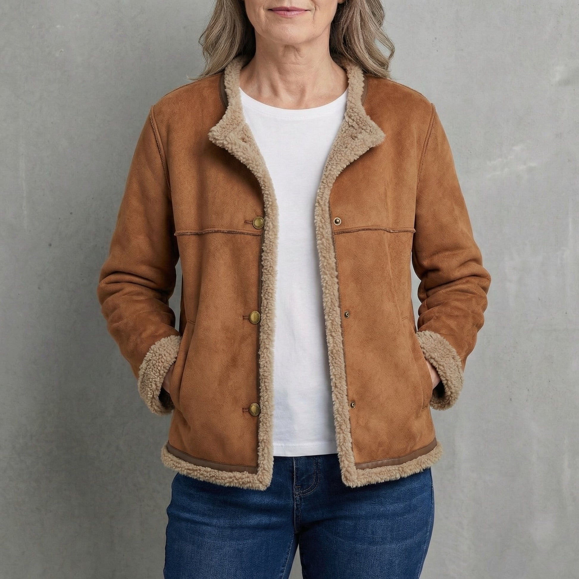 Lightweight versatile relaxed jacket for women | Ruby -1