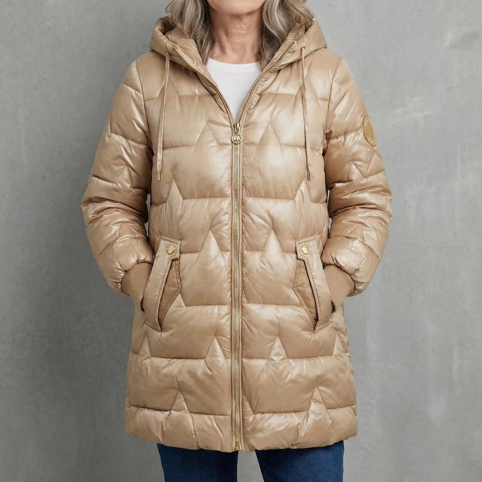 Refined warm tailored overcoat for women | Luna -1