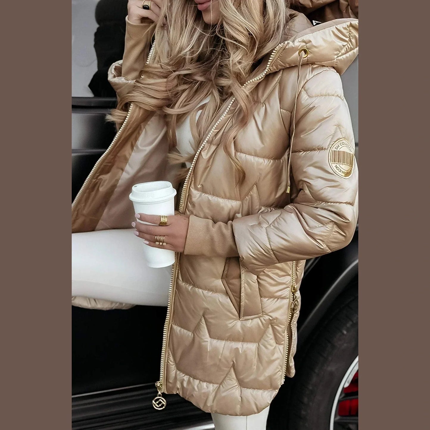 Classic elegant tailored coat for women | Nolwen -8