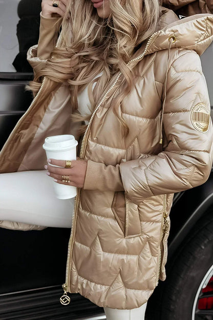 Refined warm tailored overcoat for women | Luna -5