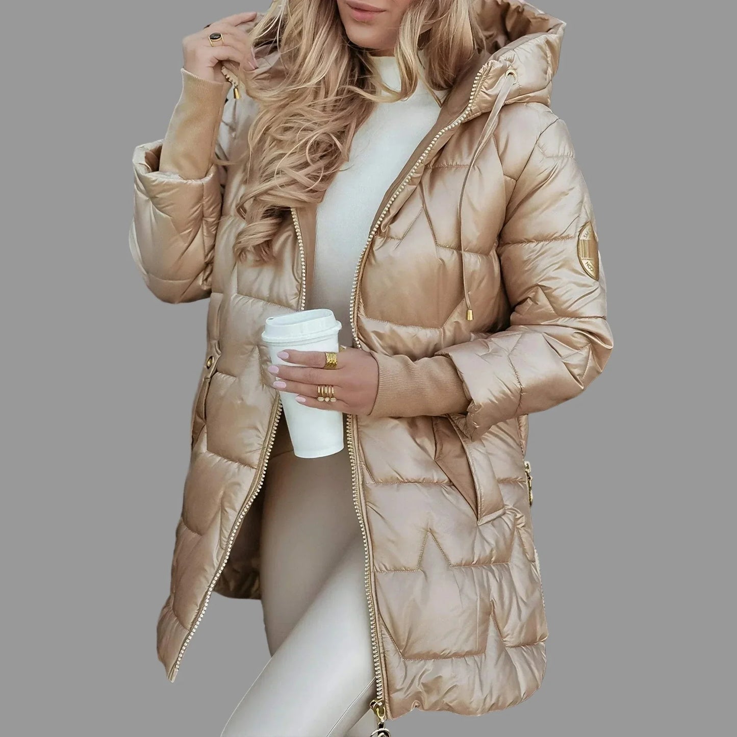 Classic elegant tailored coat for women | Nolwen -1