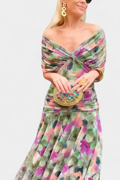 Elegant everyday relaxed maxi dress for women | Florendra -4