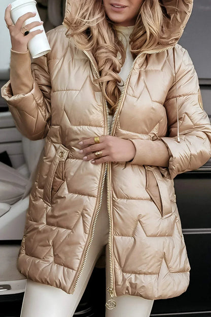 Refined warm tailored overcoat for women | Luna -4