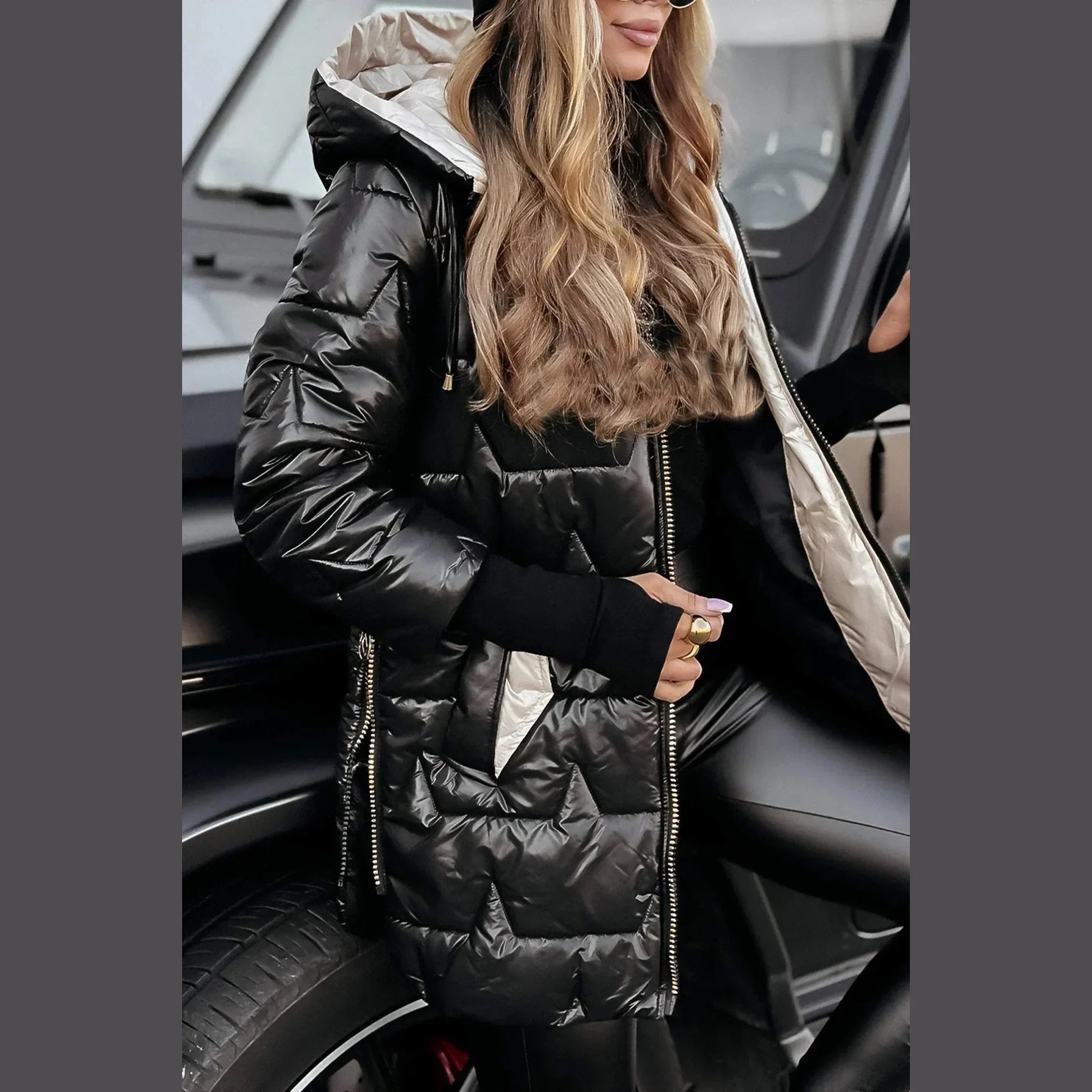 Classic elegant tailored coat for women | Nolwen -5