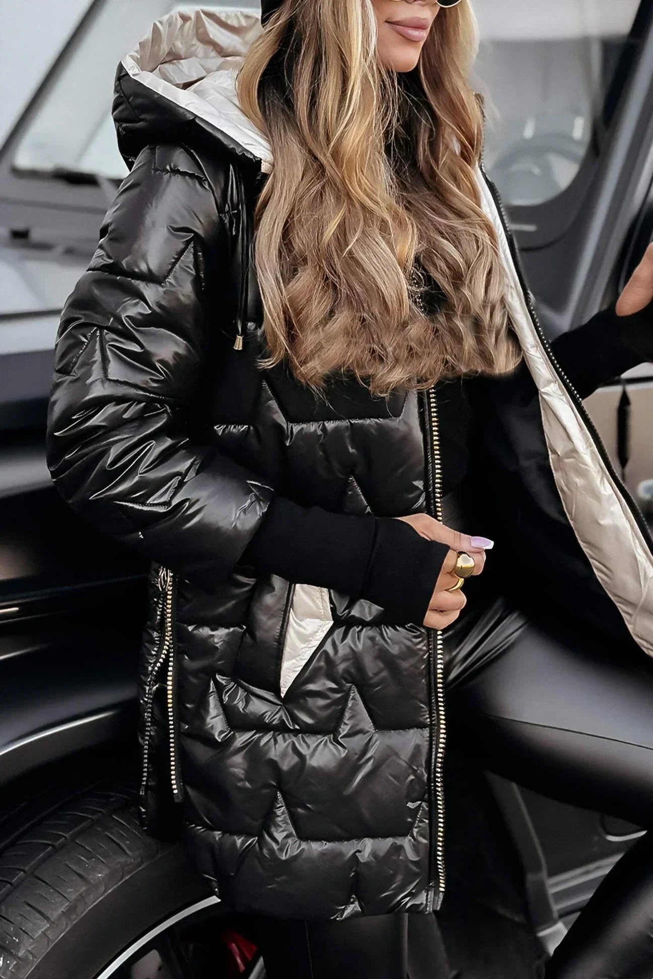 Refined warm tailored overcoat for women | Luna -9