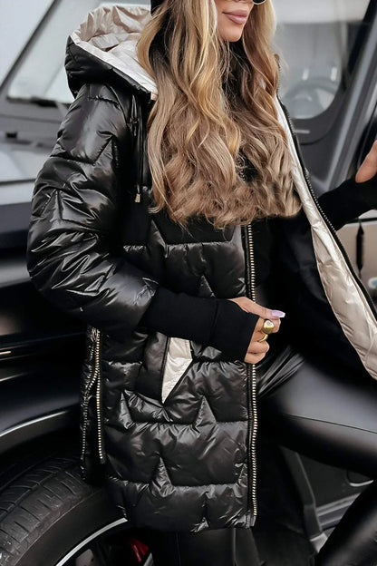 Refined warm tailored overcoat for women | Luna -9