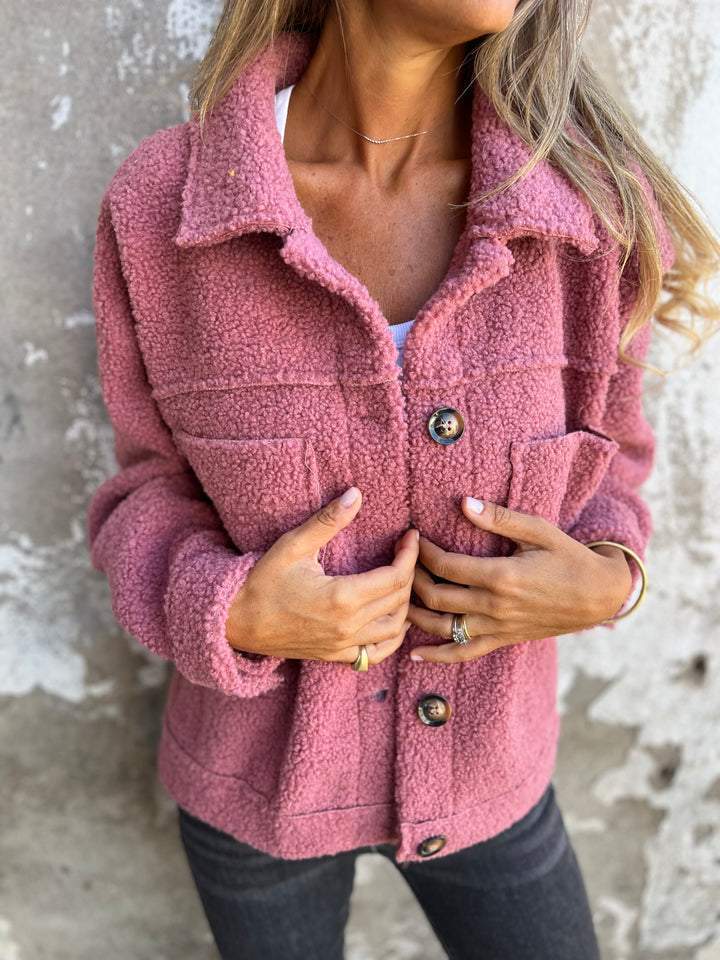 Classic warm insulated coat for women | Camille -2