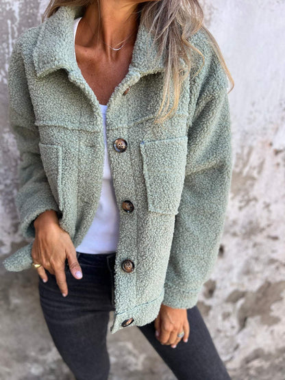 Classic warm insulated coat for women | Camille -7