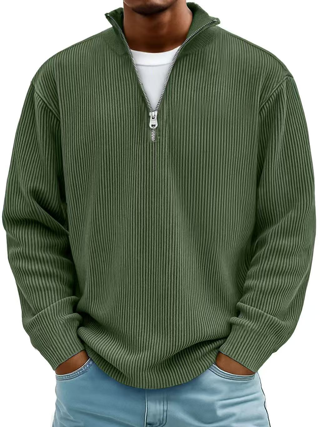Classic cosy relaxed jumper for men | Calixto -9