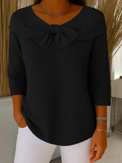 Soft cosy ribbed jumper for women | Elodie -6