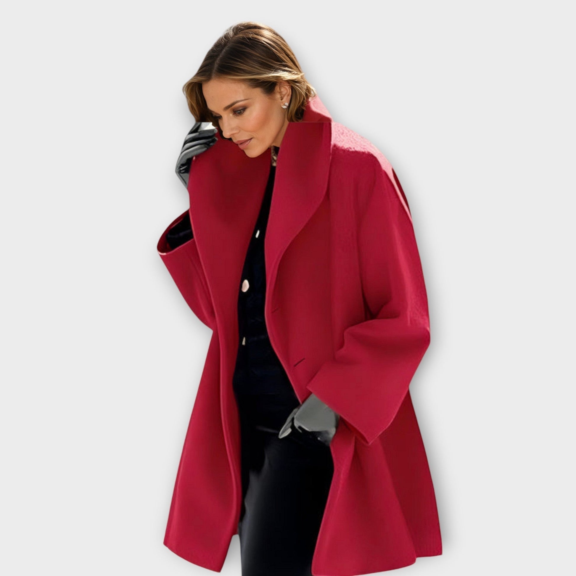 Classic warm insulated coat for women | Annie -2