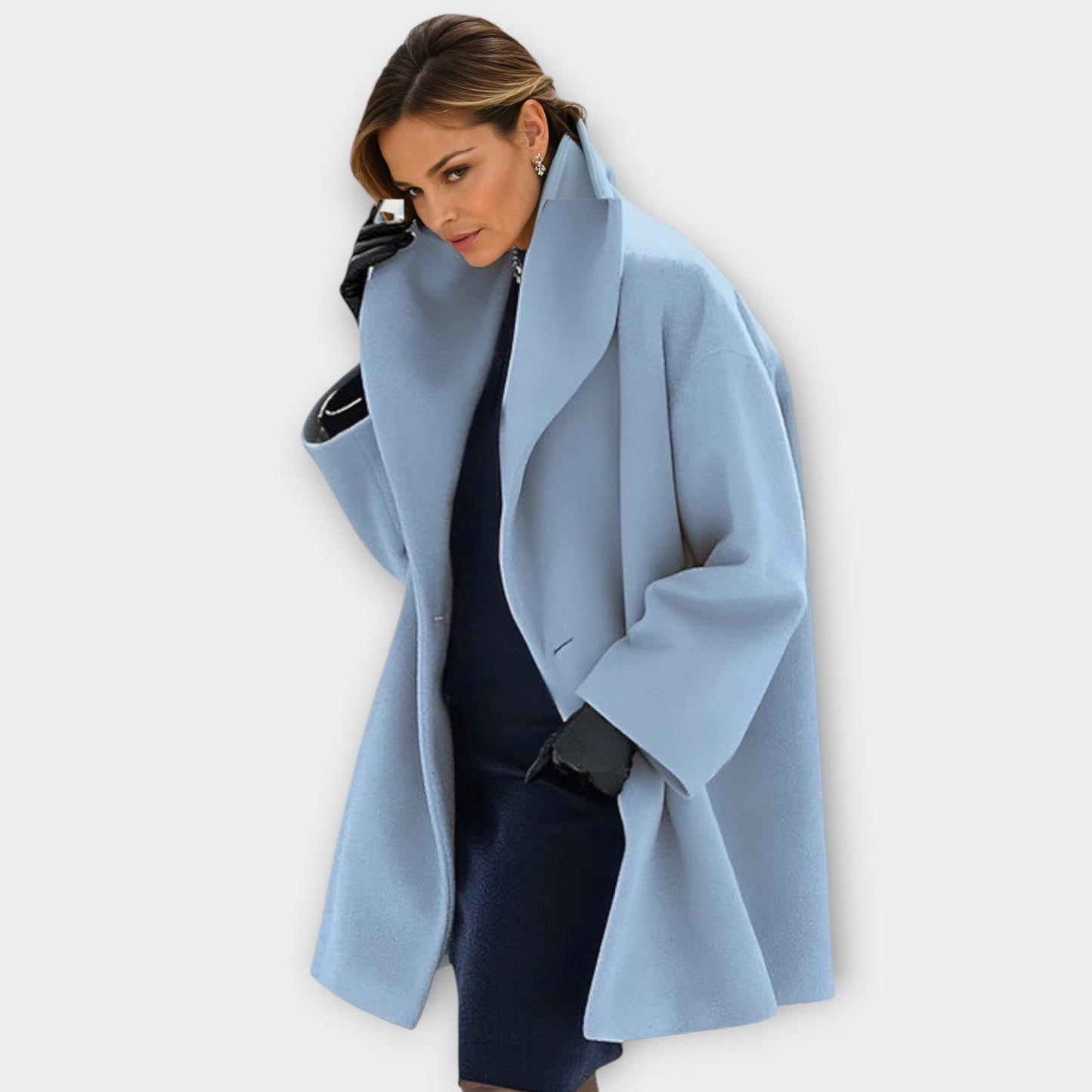 Classic warm insulated coat for women | Annie -1