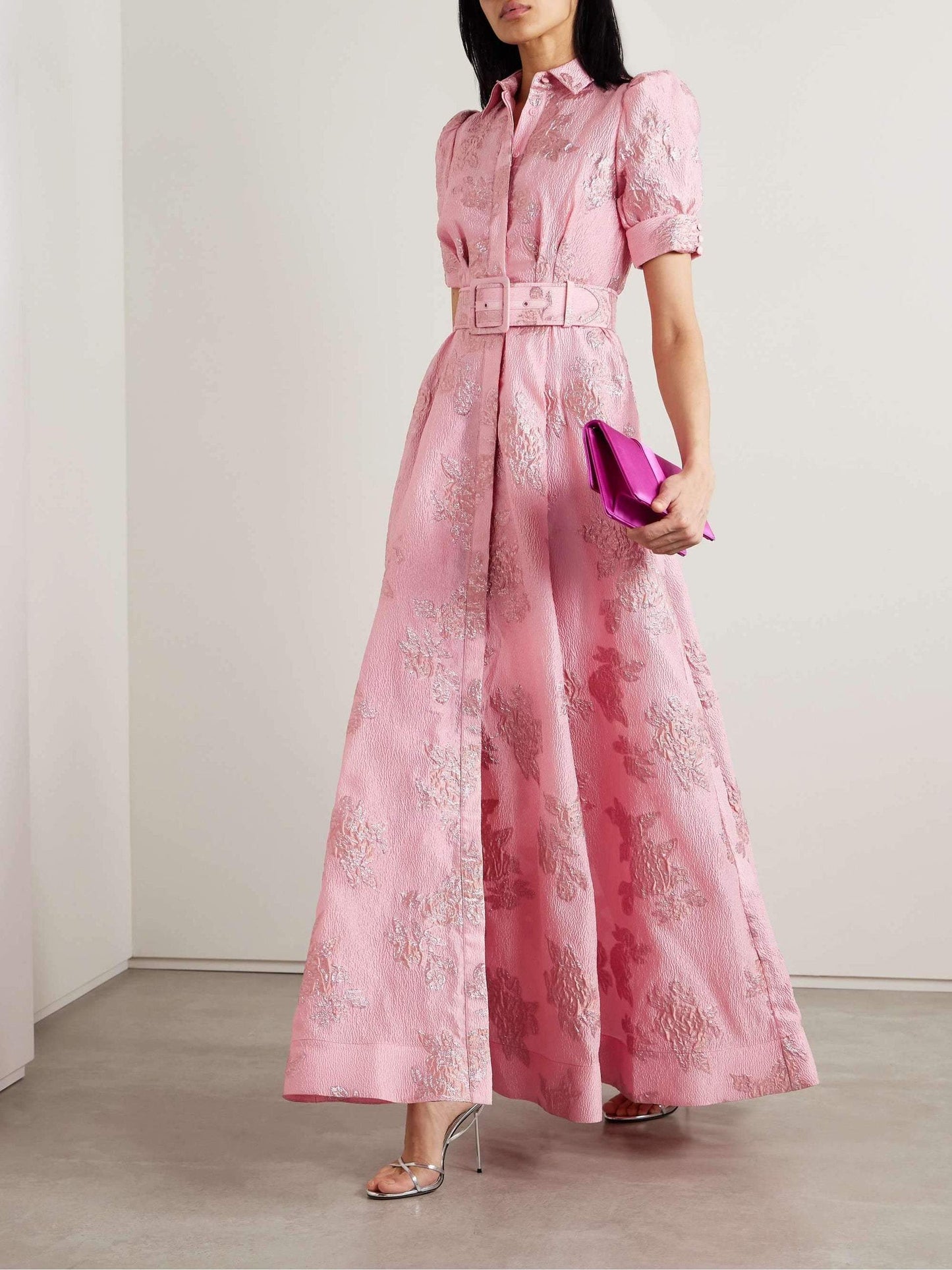 Elegant flowy everyday dress for women | Anabella -5