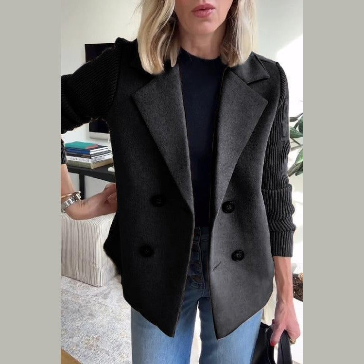 Classic fitted structured blazer for women | Alesia -7