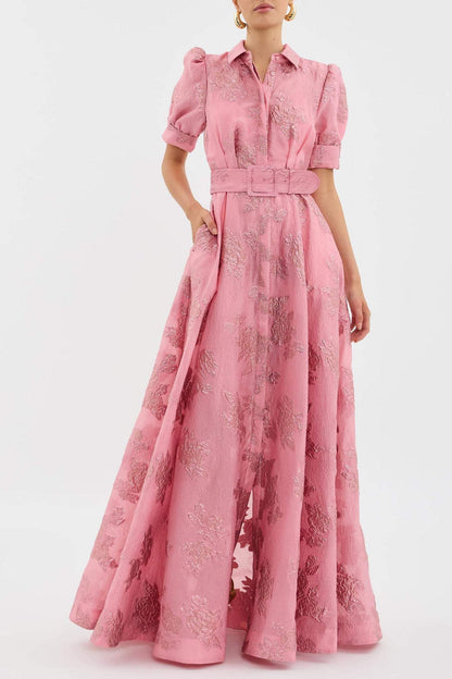 Elegant flowy everyday dress for women | Anabella -1