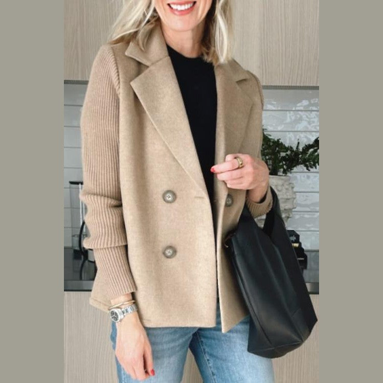 Classic fitted structured blazer for women | Alesia -6