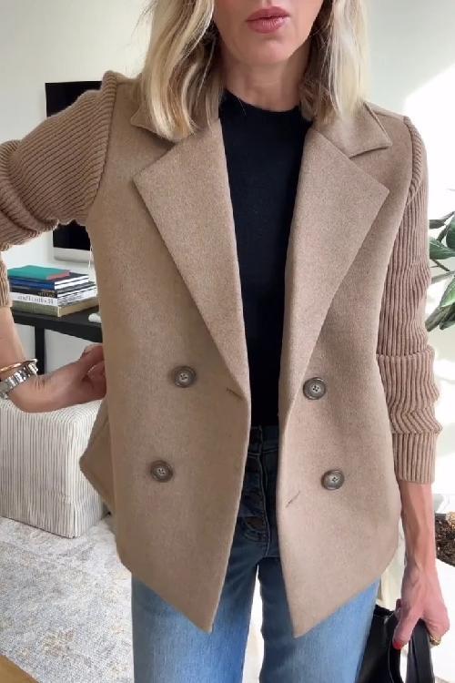 Classic tailored insulated coat for women | Sasha -2