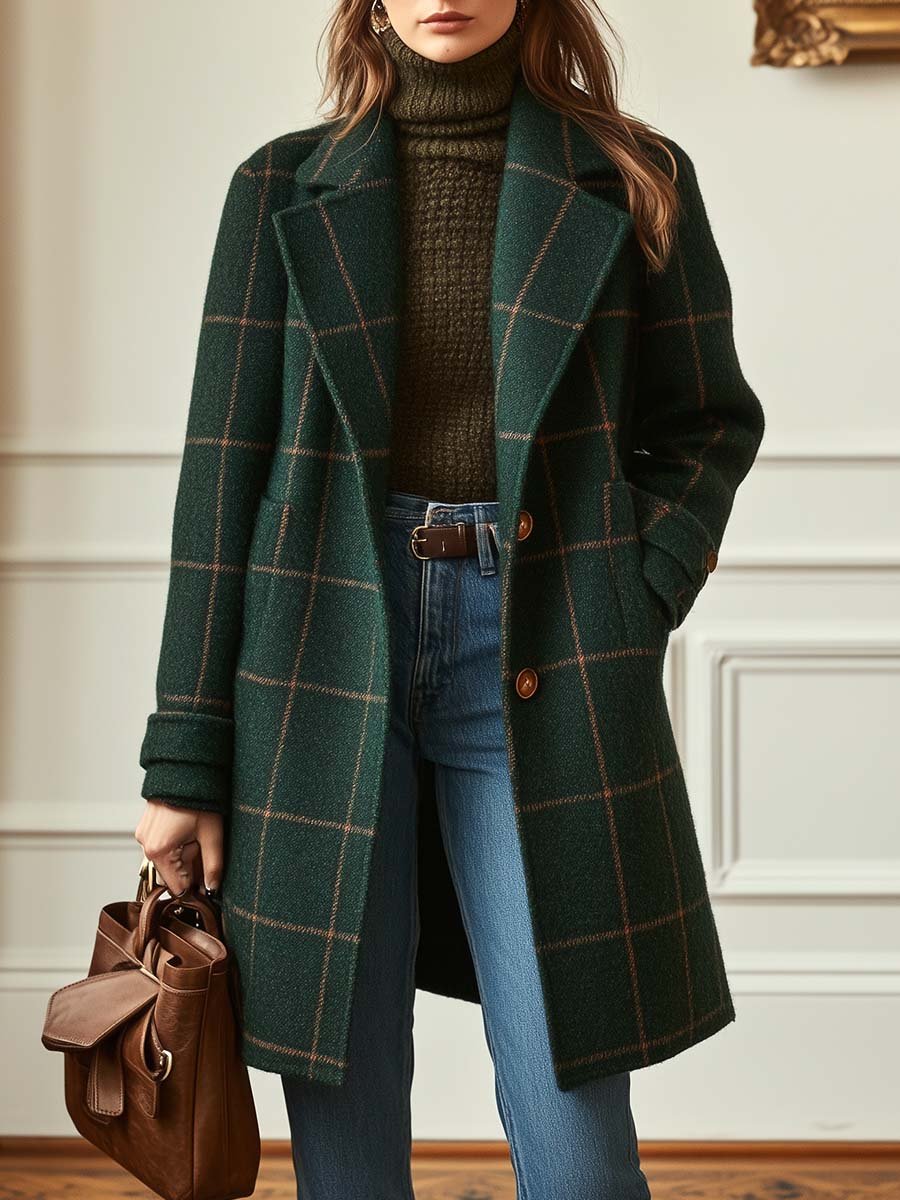 Classic elegant warm coat for women | Coralie -1