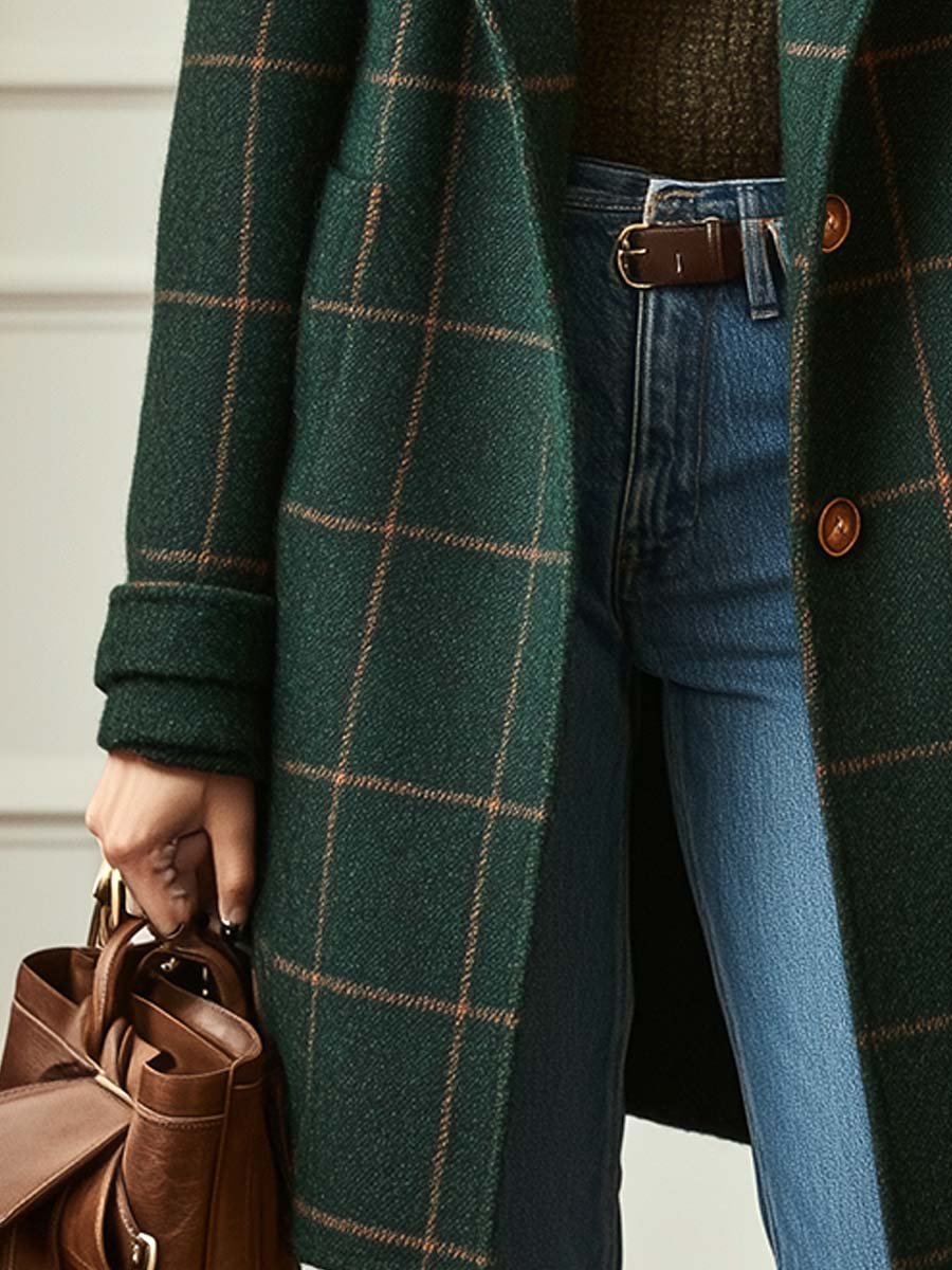 Classic elegant warm coat for women | Coralie -4
