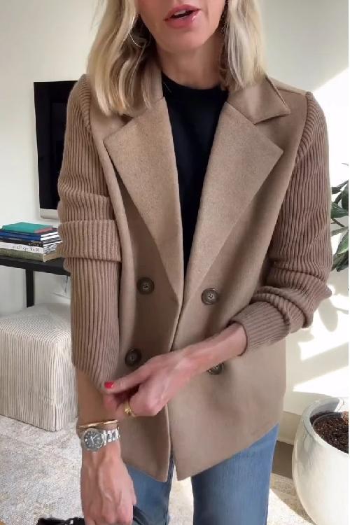Classic tailored insulated coat for women | Sasha -3