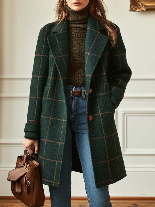 Classic elegant warm coat for women | Karmen -1