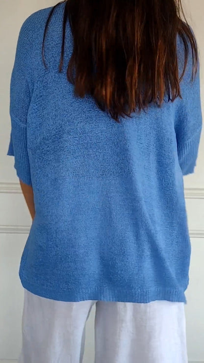 Soft versatile relaxed top for women | Jill -6
