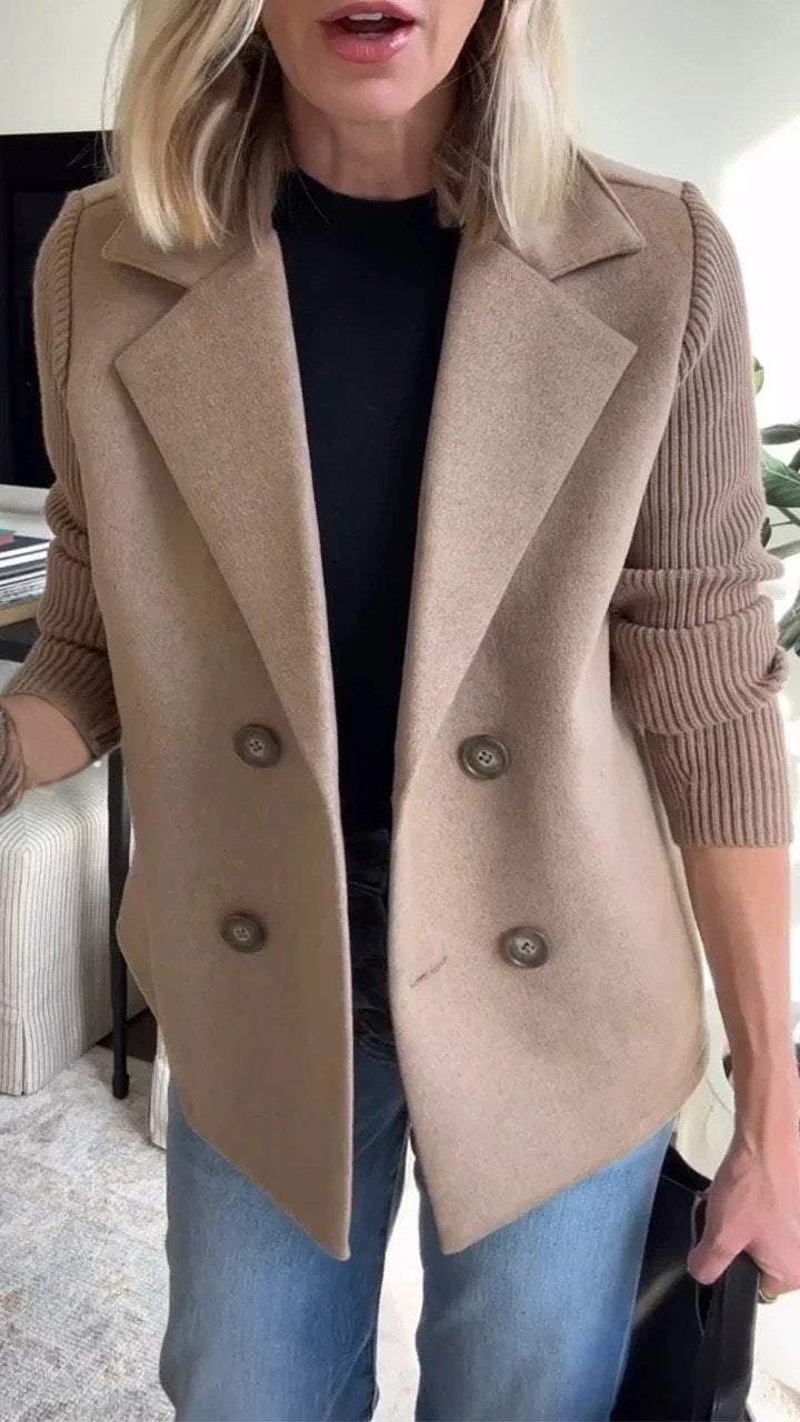Classic elegant insulated coat for women | Sasha -1
