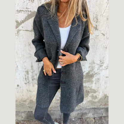 Classic elegant warm coat for women | Baylea -4