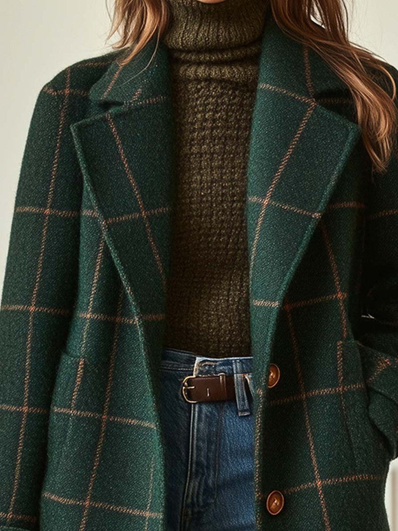 Classic elegant warm coat for women | Karmen -2