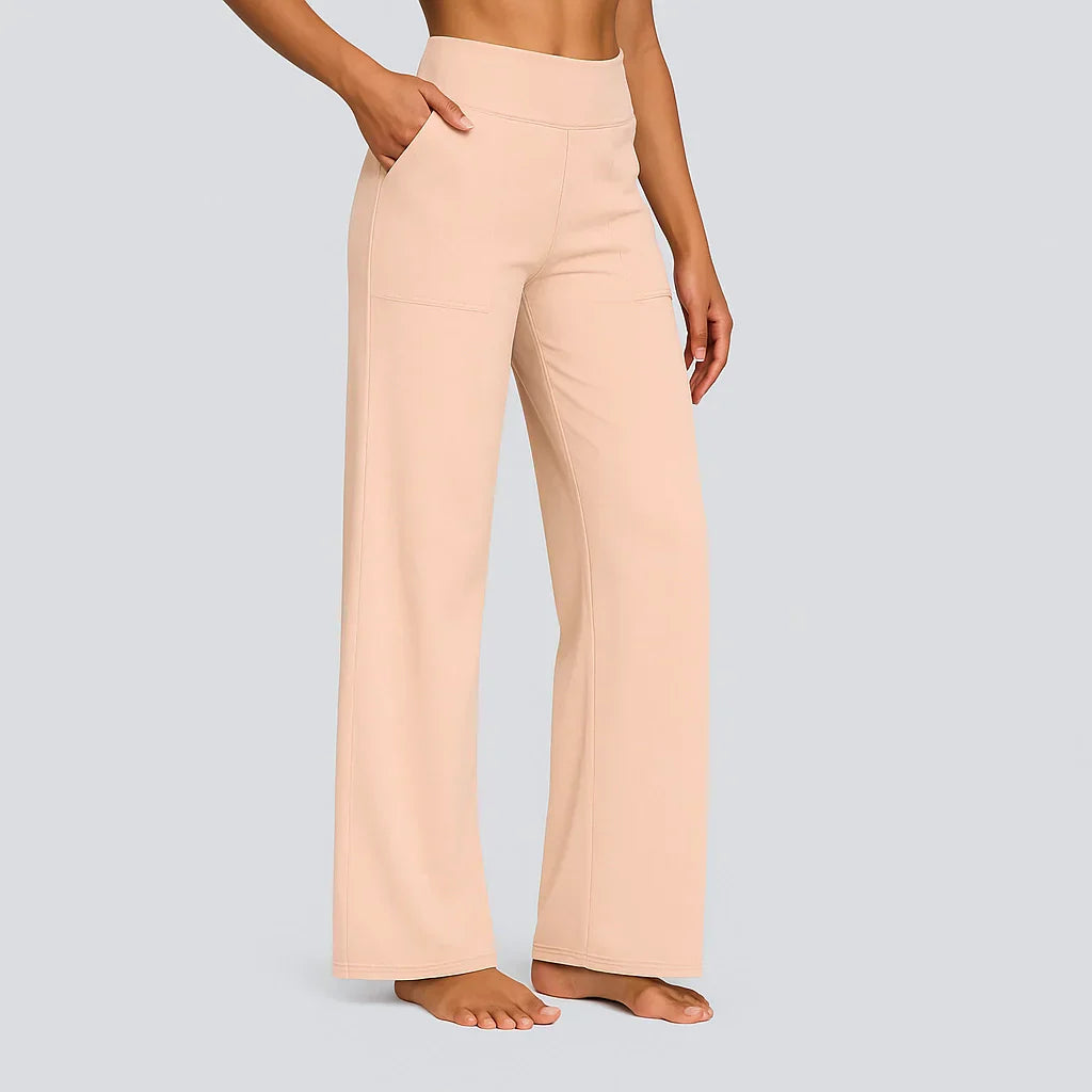 Classic everyday relaxed trousers for women | Adele -13
