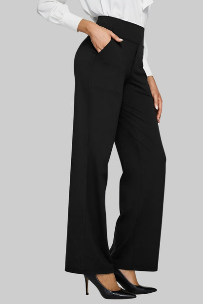 Classic everyday relaxed trousers for women | Adele -9