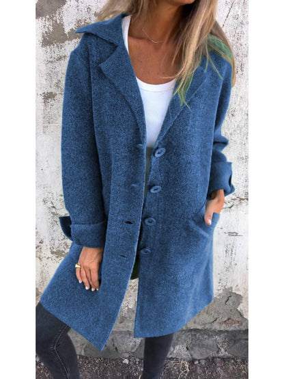 Classic elegant tailored coat for women | Tessa -8