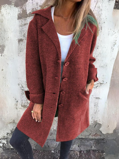 Classic elegant tailored coat for women | Tessa -6