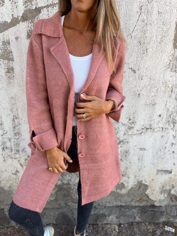 Classic elegant tailored coat for women | Tessa -2