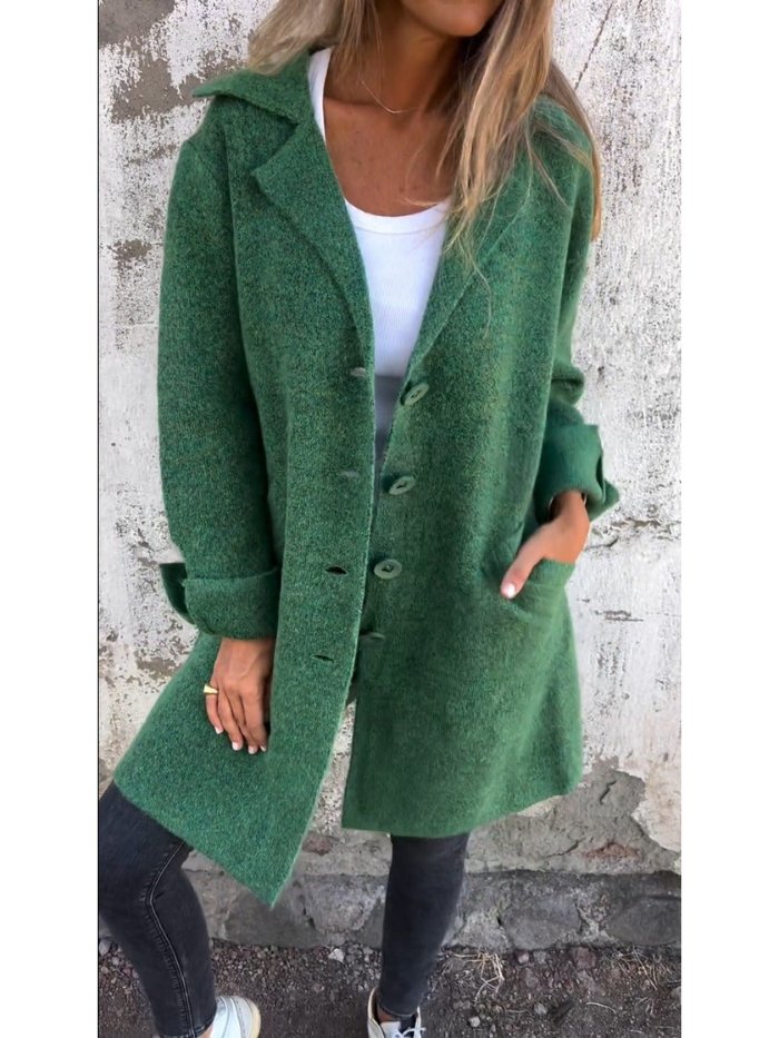 Classic elegant tailored coat for women | Tessa -7