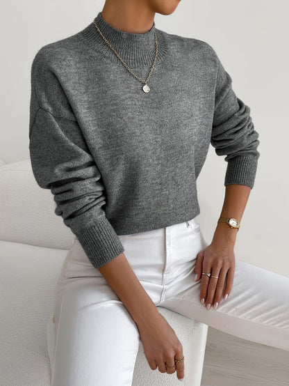Classic relaxed knit jumper for women | Seraphine -10