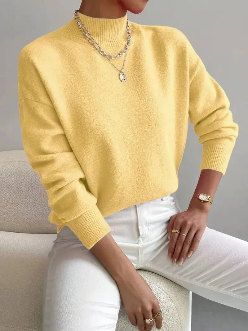 Classic relaxed knit jumper for women | Seraphine -4