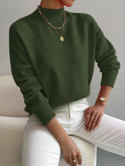Classic relaxed knit jumper for women | Seraphine -8