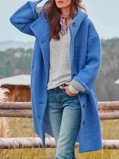 Classic elegant warm coat for women | Sinikka -5