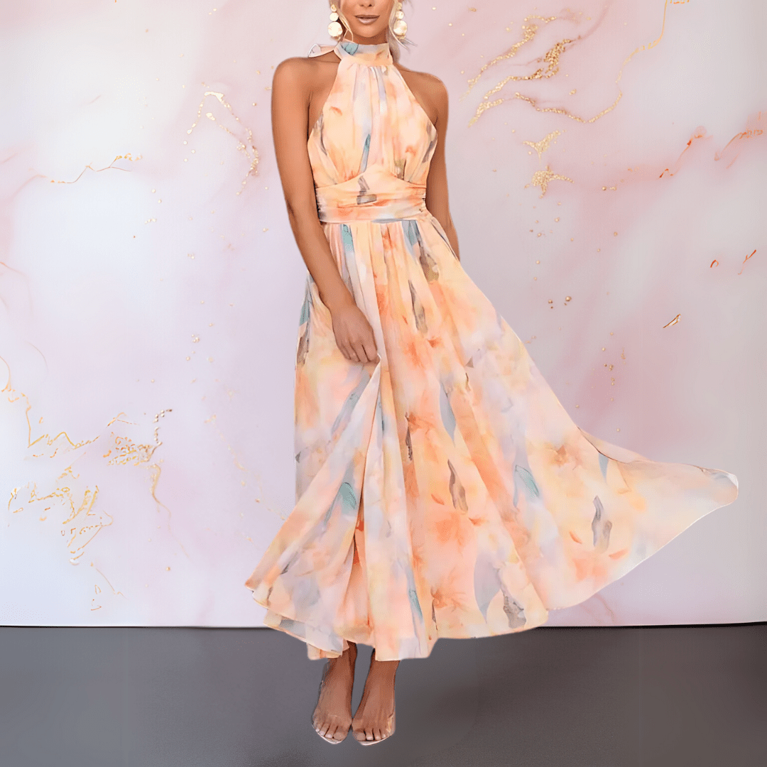 Flowy everyday relaxed dress for women | Esther -2