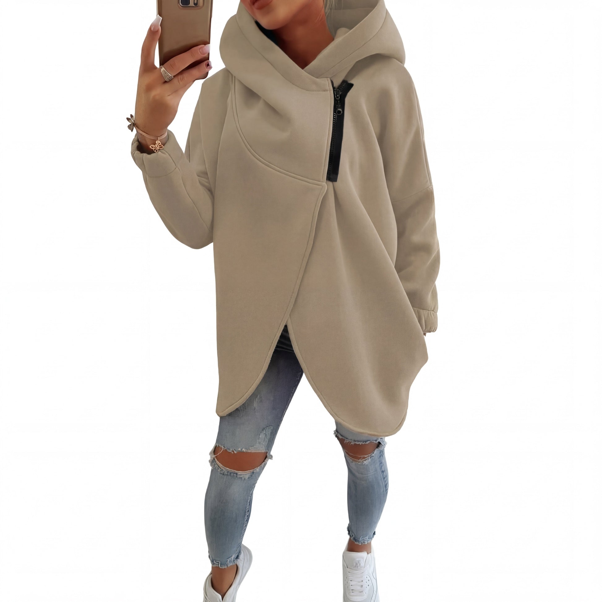 Soft knit ribbed jumper for women | VANIA -4
