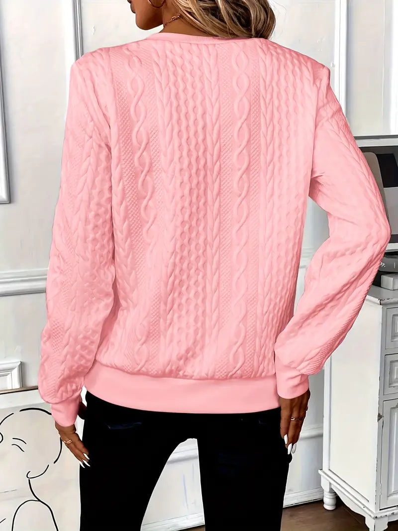 Classic relaxed knit jumper for women | Amy -18
