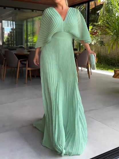 Elegant flowy everyday maxi dress for women | RIA -4