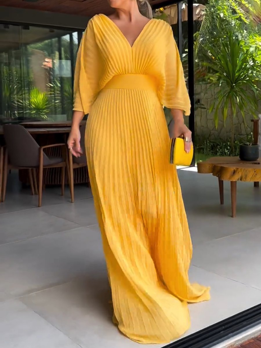 Elegant flowy everyday maxi dress for women | RIA -2
